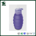 New wholesale silicone water bottle with mobile phone holder